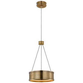Connery LED Pendant in Antique-Burnished Brass (268|CHC 1610AB)