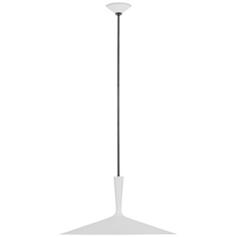 Rosetta LED Pendant in Matte White and Bronze (268|ARN 5542WHT/BZ)