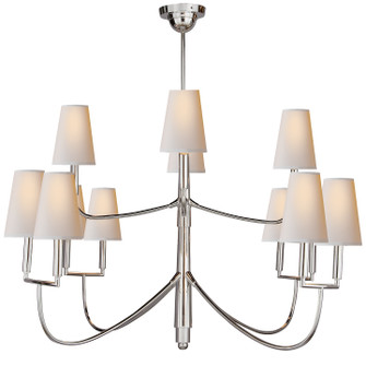 Farlane 12 Light Chandelier in Hand-Rubbed Antique Brass (268|TOB 5017HAB-L)