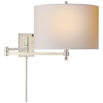 Hudson One Light Wall Sconce in Polished Nickel (268|TOB 2204PN-L)