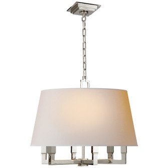 Square Tube Six Light Hanging Lantern in Polished Nickel (268|SL 5820PN-L)