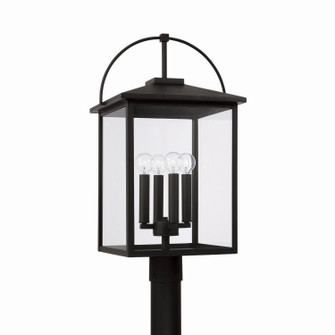 Bryson Four Light Outdoor Post Lantern in Black (65|948043BK)