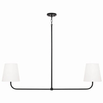 Brody Two Light Island Pendant in Matte Black (65|849421MB)