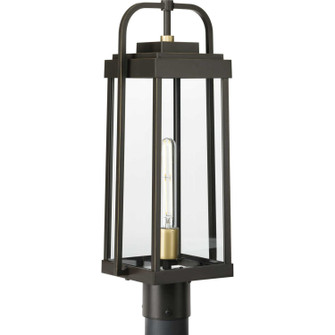 Walcott One Light Outdoor Post Lantern in Black (54|P540090-031)