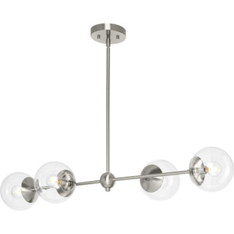 Atwell Four Light Island Pendant in Brushed Nickel (54|P400326-009)