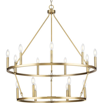 Gilliam 15 Light Chandelier in Vintage Brass (54|P400315-163)