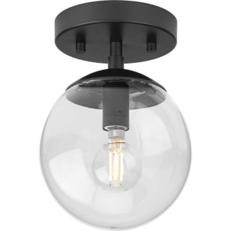 Atwell One Light Flush Mount in Matte Black (54|P350234-31M)