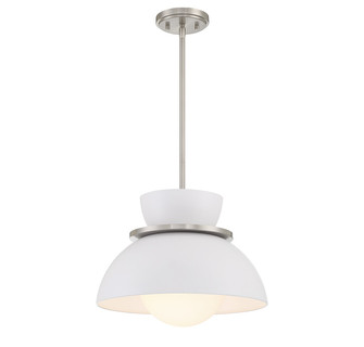 One Light Pendant in Brushed Nickel (446|M7026BN)