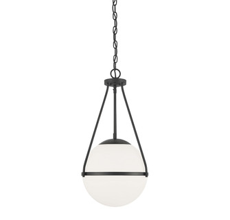 One Light Pendant in Matte Black (446|M7025MBK)