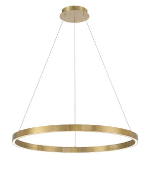 Lunar LED Pendant in Aged Brass (90|753242)