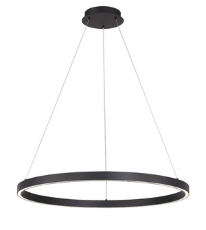 Lunar LED Pendant in Matte Black (90|753208)