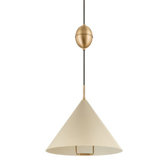 Fontana One Light Pendant in Patina Brass (67|F7618-PBR/SSD)