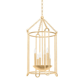 Lassen Six Light Lantern in Vintage Gold Leaf (67|F4619-VGL)