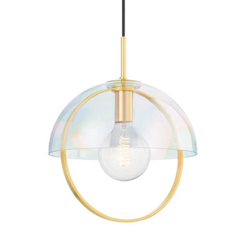 Meriah One Light Pendant in Aged Brass (428|H752701L-AGB)