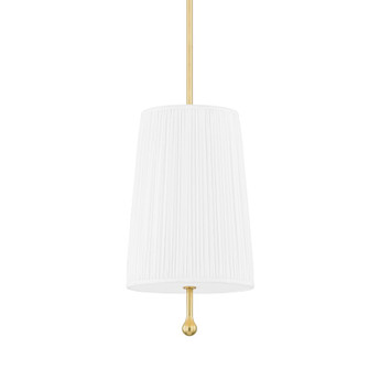 Adeline One Light Pendant in Aged Brass (428|H748701-AGB)