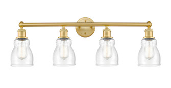 Edison Four Light Bath Vanity in Satin Gold (405|616-4W-SG-G394)