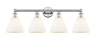 Edison Four Light Bath Vanity in Polished Nickel (405|616-4W-PN-GBD-751)