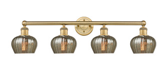 Edison Four Light Bath Vanity in Brushed Brass (405|616-4W-BB-G96)