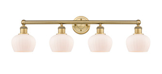 Edison Four Light Bath Vanity in Brushed Brass (405|616-4W-BB-G91)
