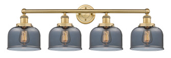 Edison Four Light Bath Vanity in Brushed Brass (405|616-4W-BB-G73)
