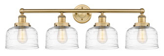 Edison Four Light Bath Vanity in Brushed Brass (405|616-4W-BB-G713)