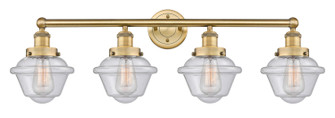 Edison Four Light Bath Vanity in Brushed Brass (405|616-4W-BB-G534)