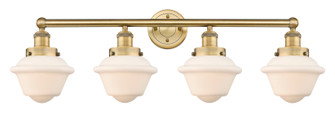 Edison Four Light Bath Vanity in Brushed Brass (405|616-4W-BB-G531)