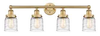 Edison Four Light Bath Vanity in Brushed Brass (405|616-4W-BB-G513)