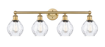 Edison Four Light Bath Vanity in Brushed Brass (405|616-4W-BB-G362)