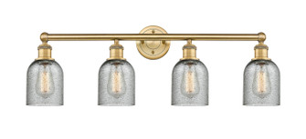 Edison Four Light Bath Vanity in Brushed Brass (405|616-4W-BB-G257)