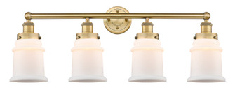Edison Four Light Bath Vanity in Brushed Brass (405|616-4W-BB-G181)