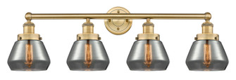 Edison Four Light Bath Vanity in Brushed Brass (405|616-4W-BB-G173)