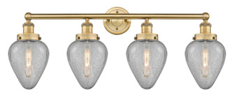 Edison Four Light Bath Vanity in Brushed Brass (405|616-4W-BB-G165)