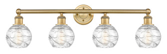 Edison Four Light Bath Vanity in Brushed Brass (405|616-4W-BB-G1213-6)
