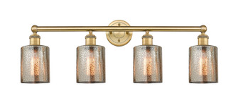 Edison Four Light Bath Vanity in Brushed Brass (405|616-4W-BB-G116)