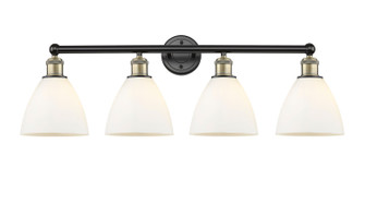 Edison Four Light Bath Vanity in Black Antique Brass (405|616-4W-BAB-GBD-751)