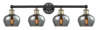 Edison Four Light Bath Vanity in Black Antique Brass (405|616-4W-BAB-G93)