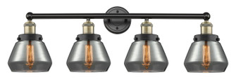 Edison Four Light Bath Vanity in Black Antique Brass (405|616-4W-BAB-G173)