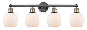 Edison Four Light Bath Vanity in Black Antique Brass (405|616-4W-BAB-G101)