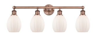 Edison Four Light Bath Vanity in Antique Copper (405|616-4W-AC-G81)