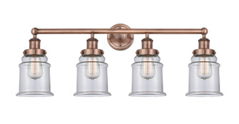 Edison Four Light Bath Vanity in Antique Copper (405|616-4W-AC-G182)