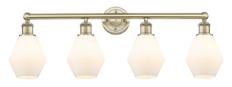 Edison Four Light Bath Vanity in Antique Brass (405|616-4W-AB-G651-6)