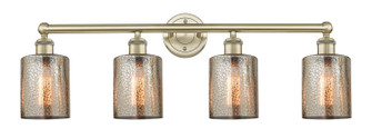 Edison Four Light Bath Vanity in Antique Brass (405|616-4W-AB-G116)