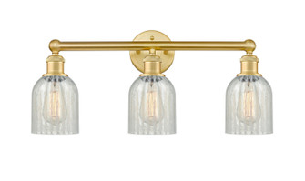 Edison Three Light Bath Vanity in Satin Gold (405|616-3W-SG-G2511)
