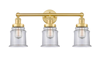 Edison Three Light Bath Vanity in Satin Gold (405|616-3W-SG-G182)