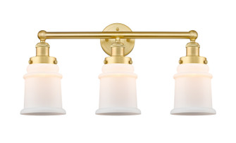 Edison Three Light Bath Vanity in Satin Gold (405|616-3W-SG-G181)