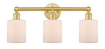 Edison Three Light Bath Vanity in Satin Gold (405|616-3W-SG-G111)