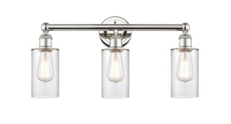 Edison Three Light Bath Vanity in Polished Nickel (405|616-3W-PN-G802)