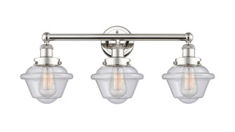 Edison Three Light Bath Vanity in Polished Nickel (405|616-3W-PN-G534)