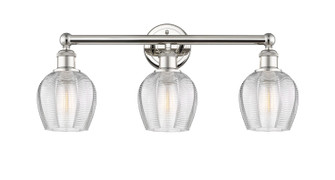 Edison Three Light Bath Vanity in Polished Nickel (405|616-3W-PN-G462-6)